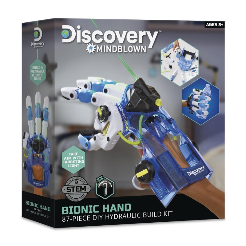 Hydraulic Bionic Hand DIY Kit for STEM Learning - Robotic Engineering Toy