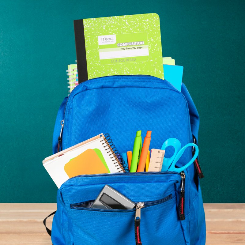 Color Composition Notebooks 7.5 x 9.75 Inches, College Ruled, 100 Sheets, 6-Pack