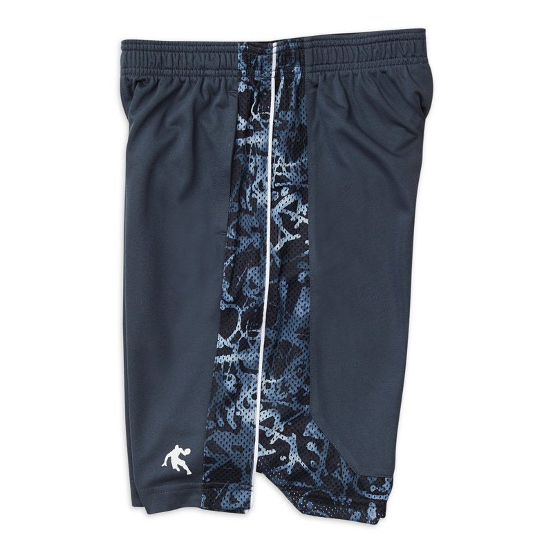 Youth Basketball Shorts 2-Pack for Boys - Breathable Mesh, Sizes 4-18