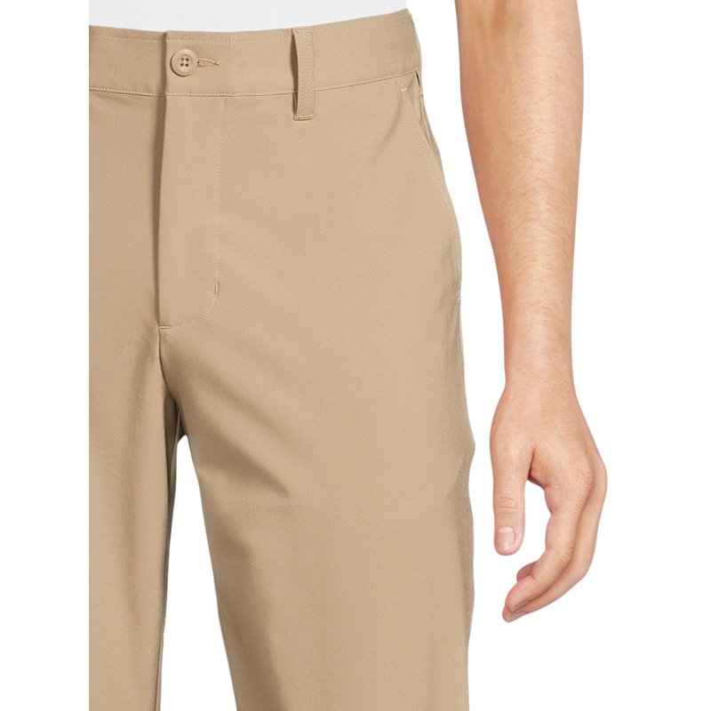 Men's Golf Pants with Four-Way Stretch - Regular Fit, Multiple Sizes & Colors