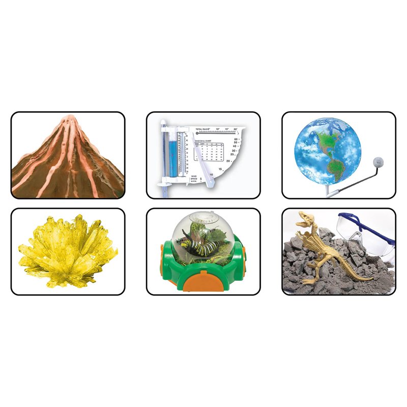 Smithsonian Mega Science Kit for Kids - 6 STEM Activities for Ages 10+