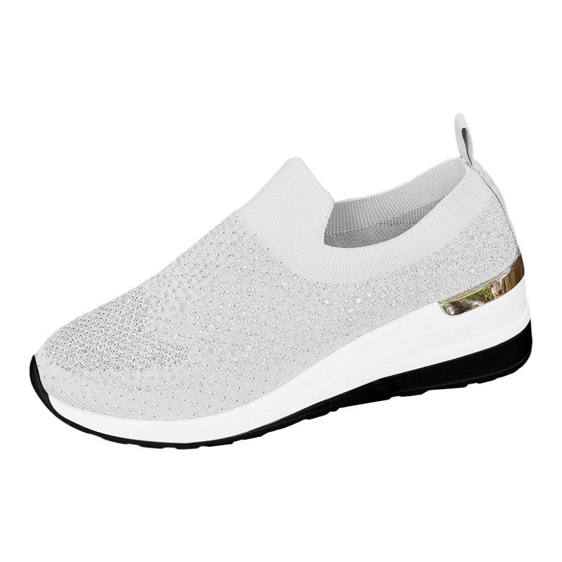 Women's Orthopedic Golf Shoes Breathable Non-Slip Slip-On Hiking Sneakers