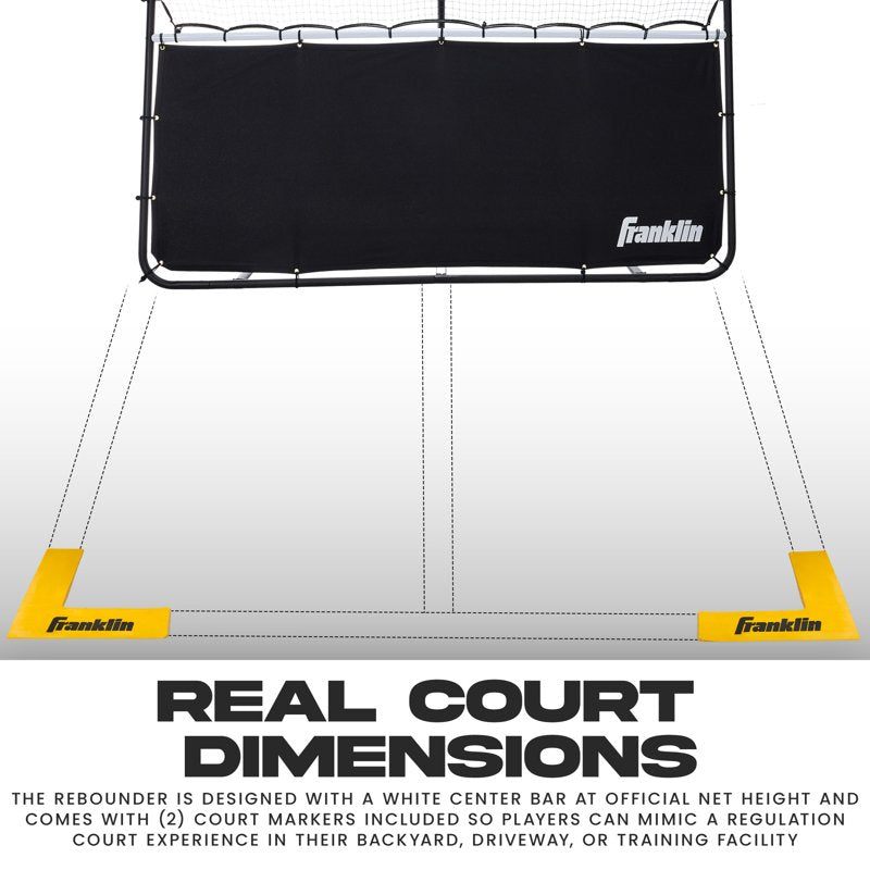 Portable Pickleball Rebounder Net - 83 Inch Practice & Training Equipment