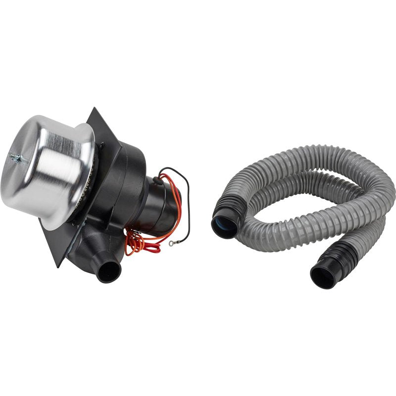 12V Helmet Air Pump Kit for Visor Fog Prevention and Cooling