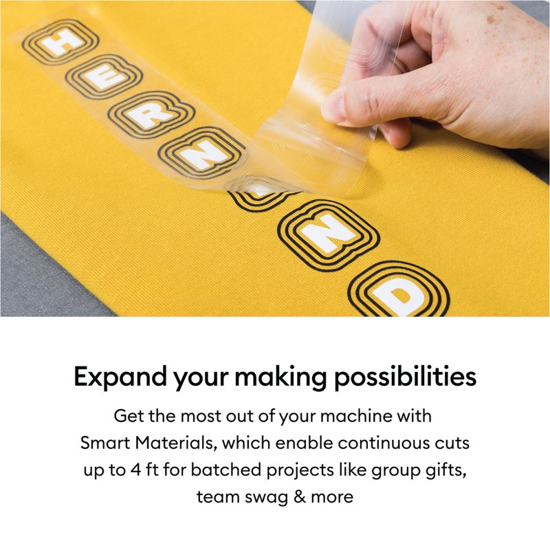 Smart Iron-On Vinyl Roll for Cricut Joy - Heat Transfer Material, 5.5 in x 6 ft