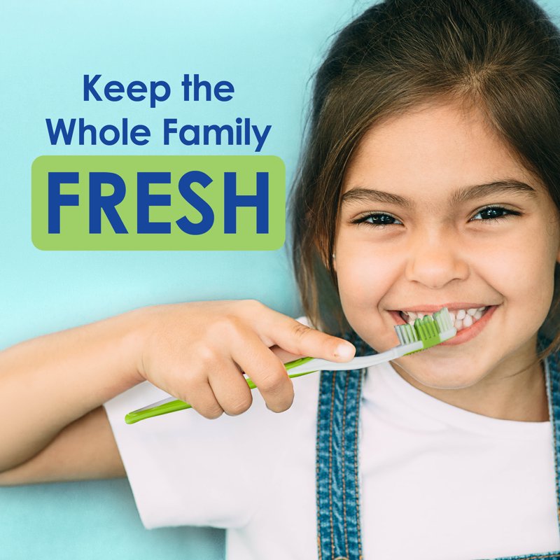 Kids Toothbrush Set with Non-Slip Handle, Soft Bristles & Tongue Cleaner - 5 Pack