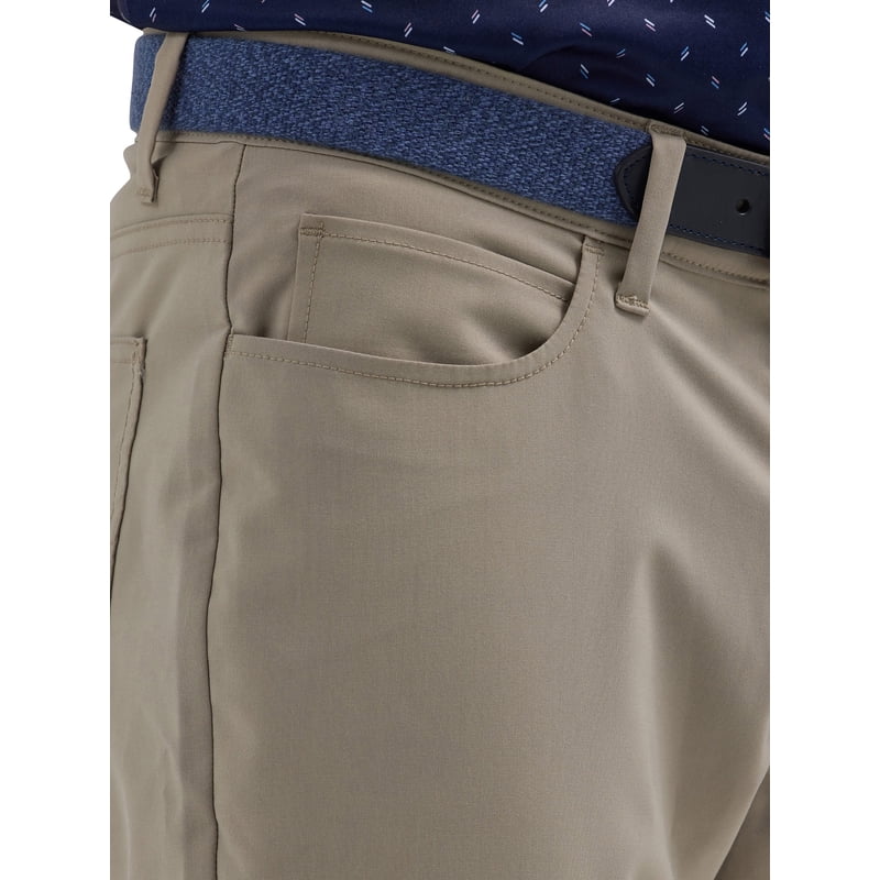 Lee Men's Golf Series Five Pocket Pant, Mushroom 38x30