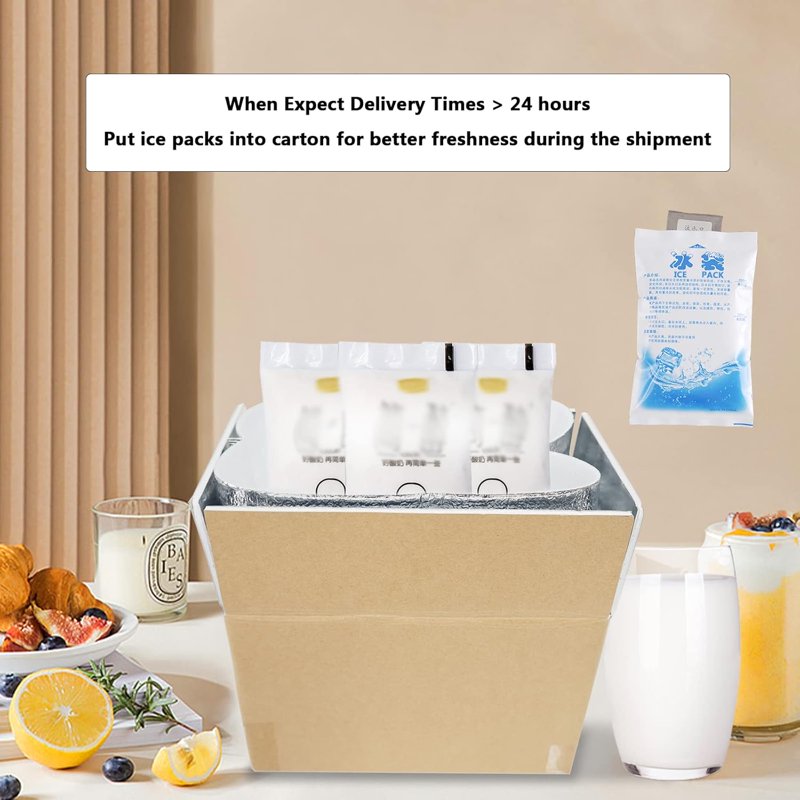 Insulated Shipping Boxes with Foil Liners - Cold Food & Medical Storage Set