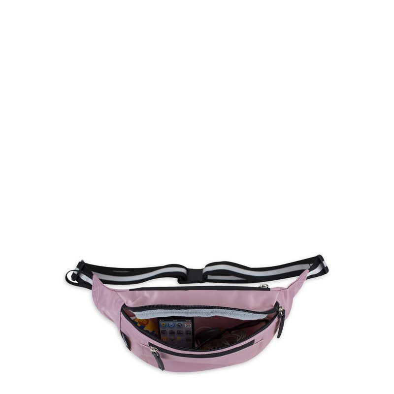 Unisex Fanny Pack with Adjustable Webbing - Compact Nylon/Poly Blend, Multiple Colors