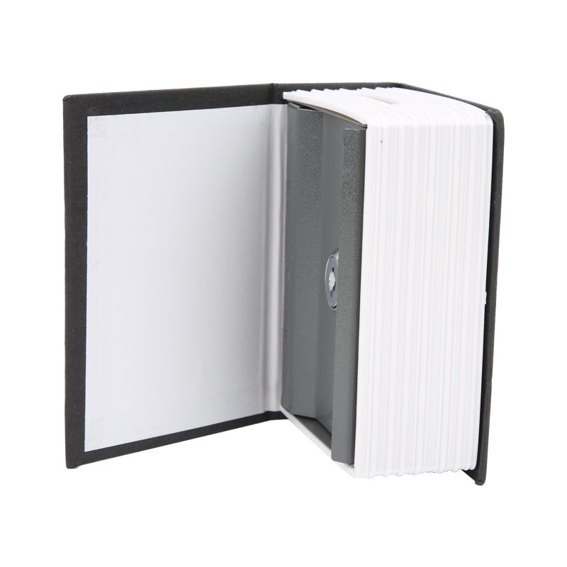 Book Safe with Lock and Keys - Hidden Steel Storage for Valuables and Gifts