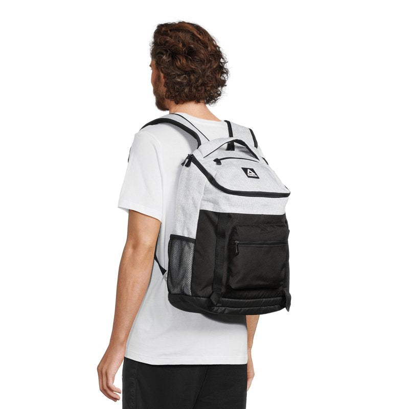 Unisex Adult Laptop Backpack - Reebok Bobbie Top Loader 18.5 Inch Grey
