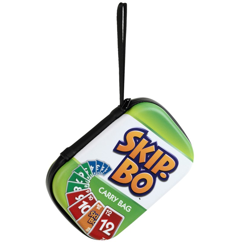 Skip-Bo Card Game Carry Bag Waterproof Travel Organizer with Strap