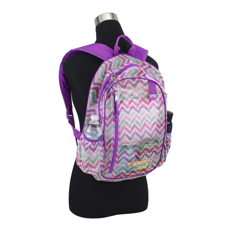 Unisex Active Lifestyle Mesh Backpack with Multiple Color Options