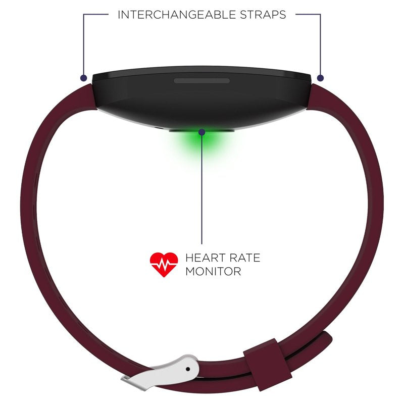 Unisex Smartwatch with Heart Rate & Fitness Tracking - Multiple Colors