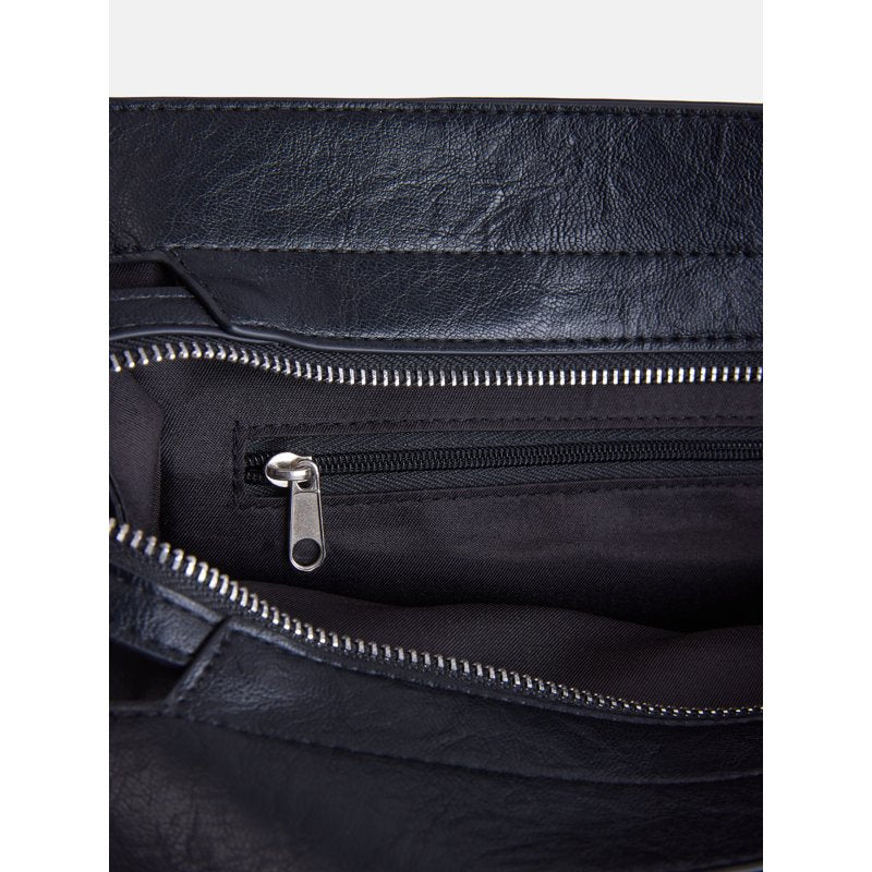 Women's Fashion Square Tote Bag - Structured, Spacious & Removable Strap