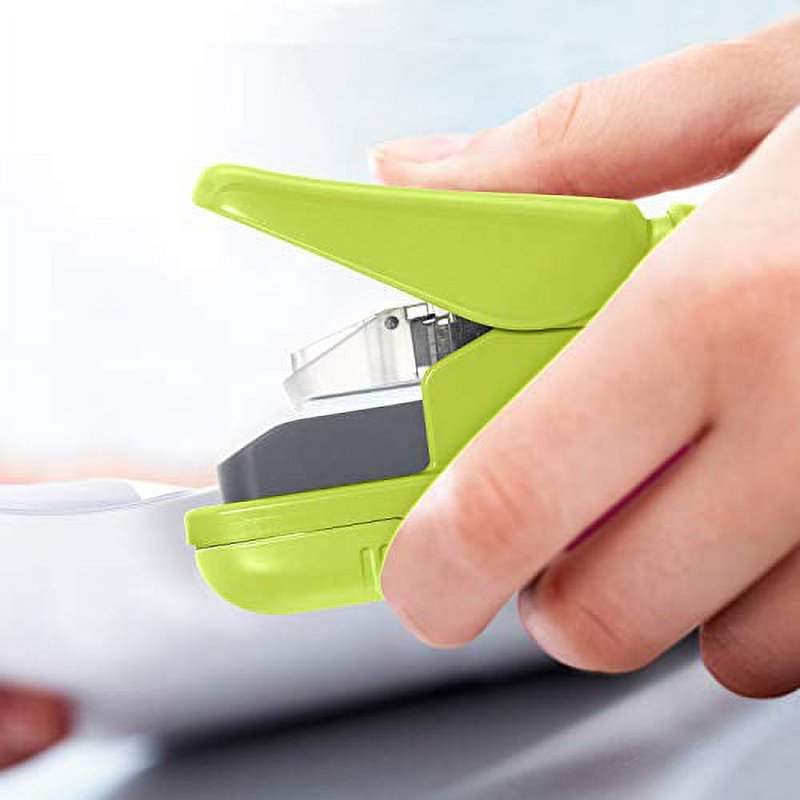 Paper Clinch Staple-Free Stapler Eco-Friendly Green Compact Office Tool