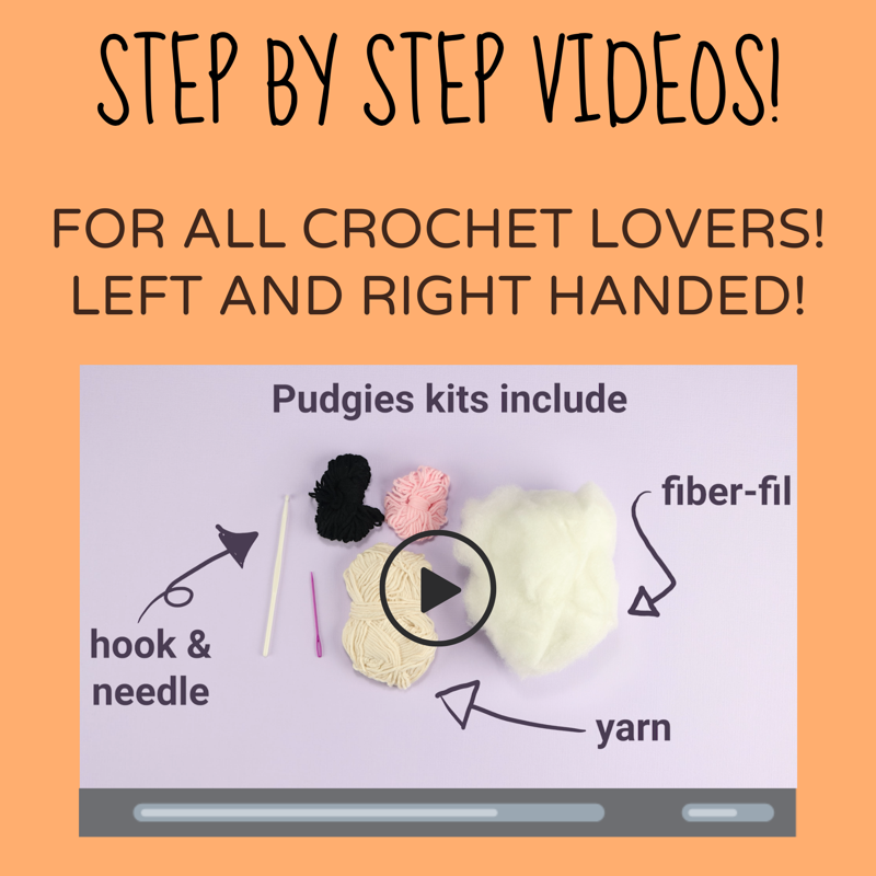 Crochet Kit for Amigurumi Animals - Complete DIY Craft Set for All Ages