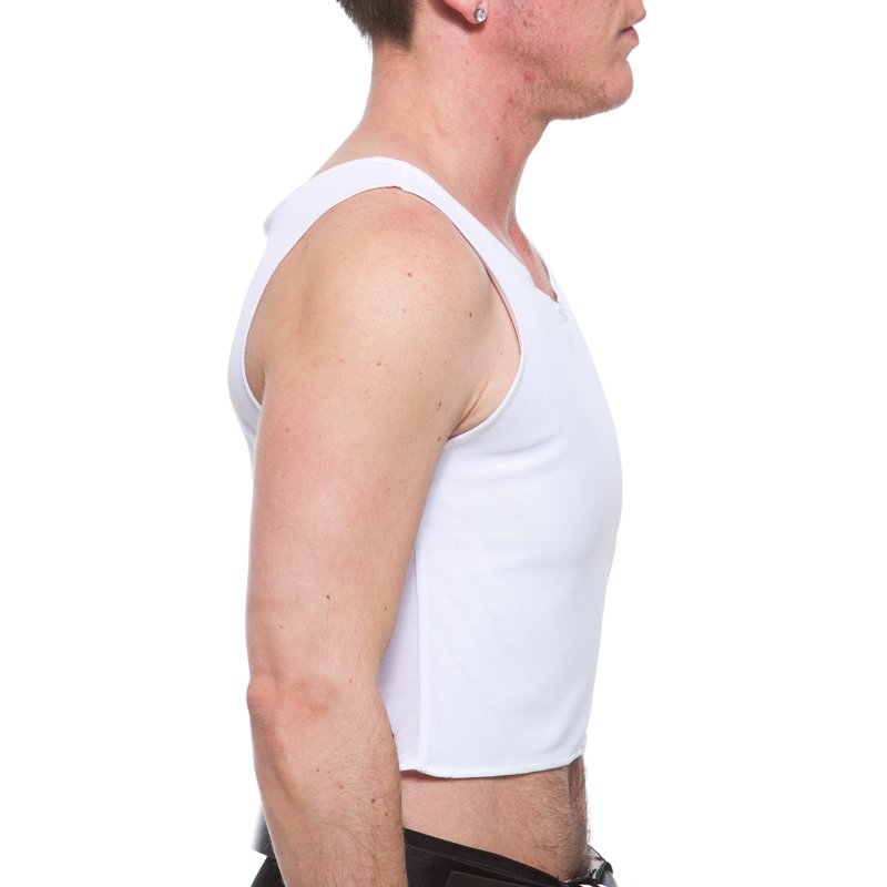 Extreme Medical Grade Chest Binder for Transgender, Non-Binary & Gynaecomastia - Flat & Undetectable Under Clothing