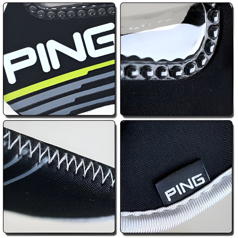 Golf Iron Head Cover Set 9pcs Neoprene with Durable Cushioning - Black, Green, Navy