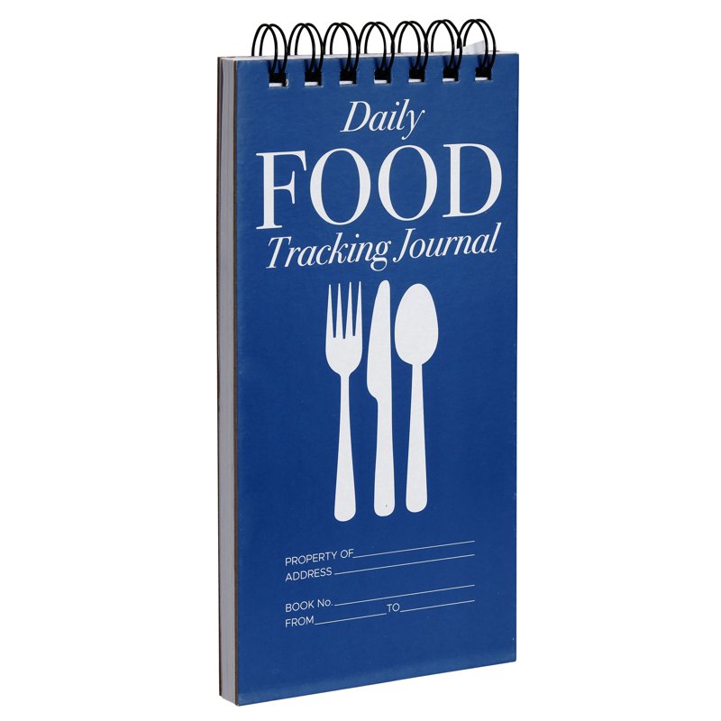 Food Journal Set - 12 Compact Daily Meal & Calorie Tracker Notebooks