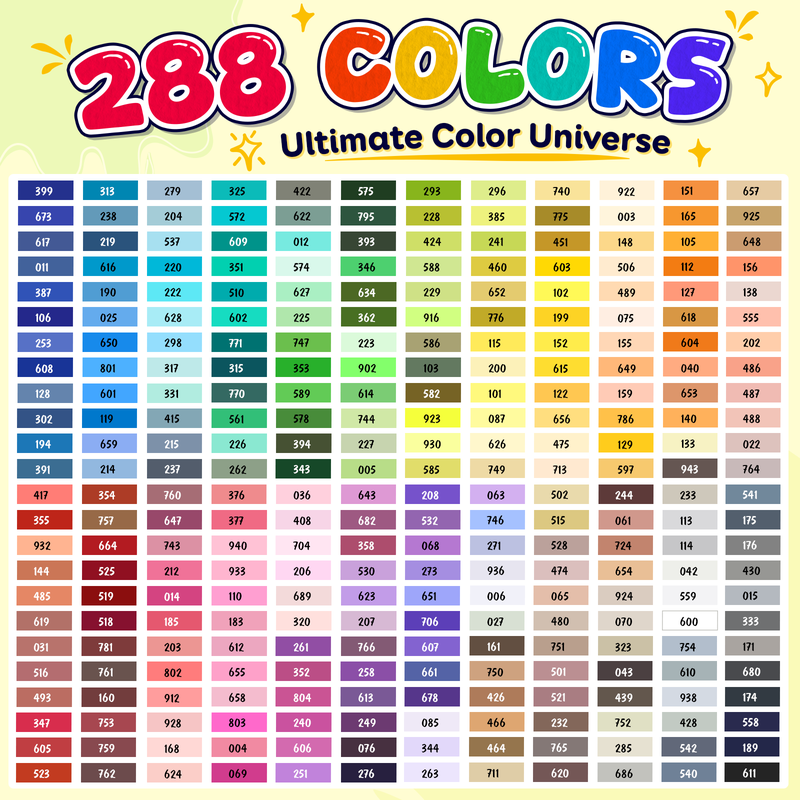 Acrylic Paint Marker Set with Soft Brush Tip - Multi-Surface Art Supplies