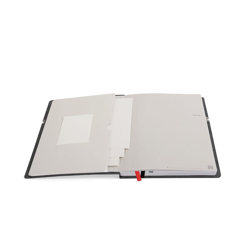 Large Journal with Pocket Notebook Set for Planning and Organization