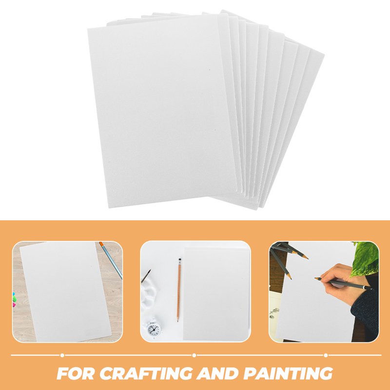 White Foam Board Poster Board for Crafts Art Displays - 10 Pieces