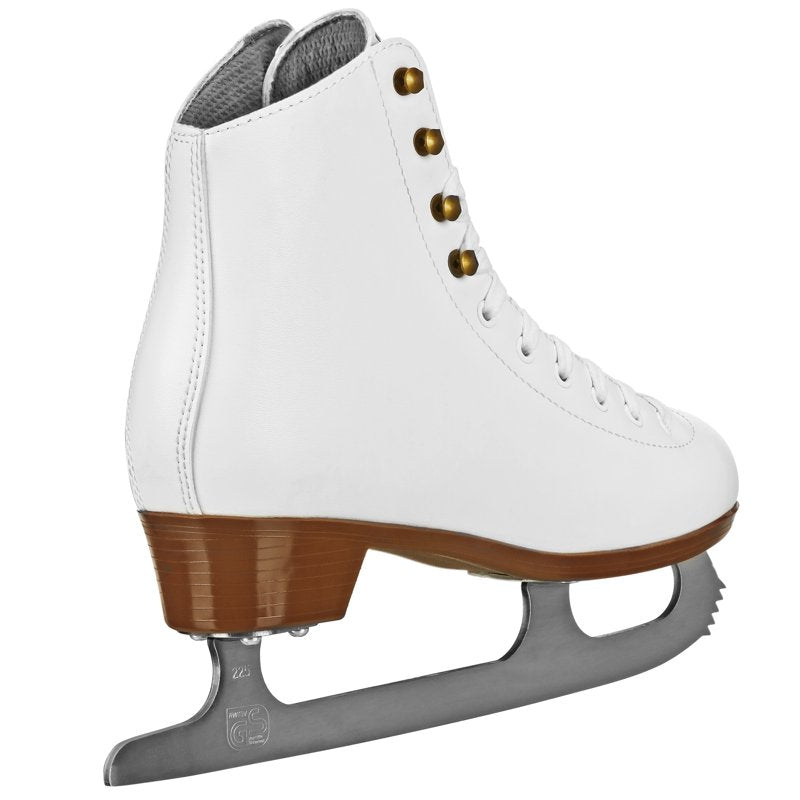 Women's Figure Ice Skates with Reinforced Ankle Support and Synthetic Upper
