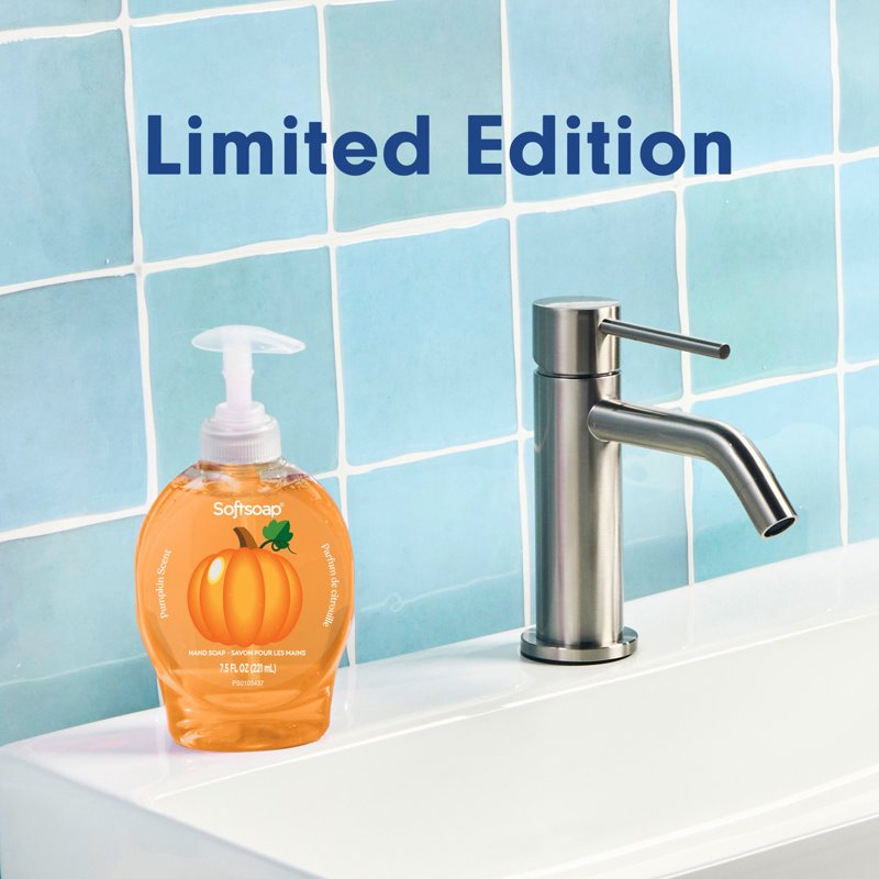 Liquid Hand Soap Pumpkin Scent 2 Pack - Limited Edition Fall Fragrance