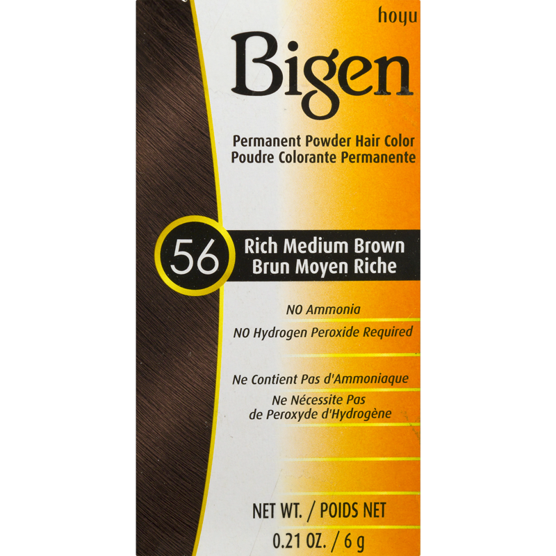 Permanent Hair Color Powder - Gray Coverage, Ammonia-Free, Water-Activated