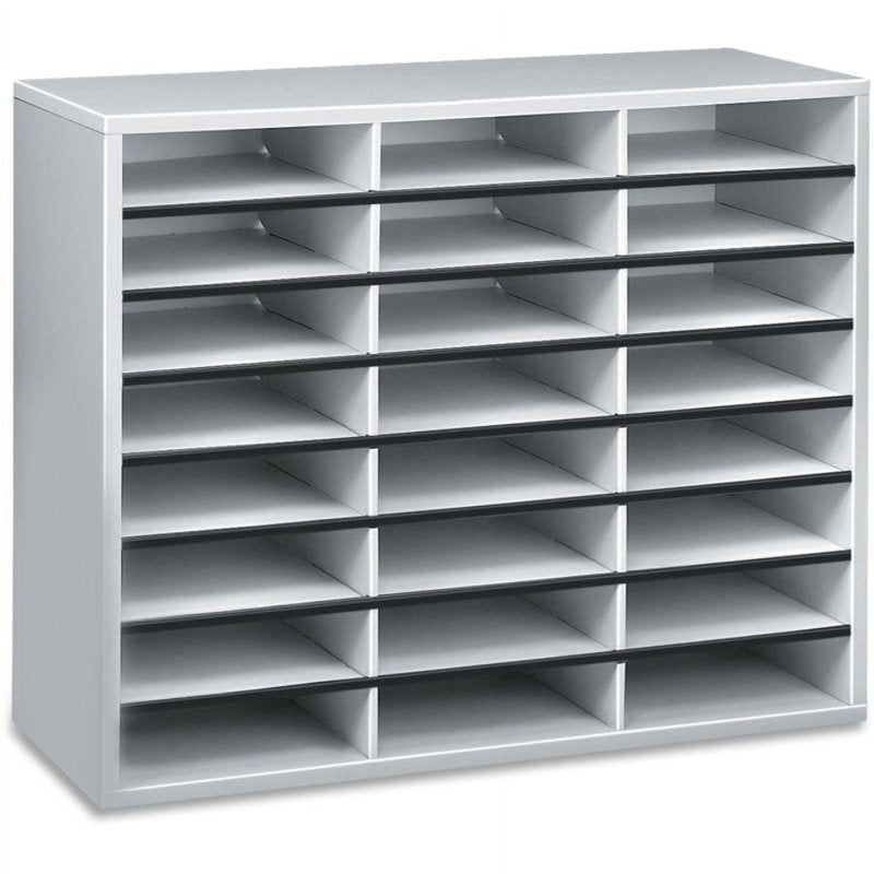 Literature Organizer with 24 Compartments - Office Desk Storage