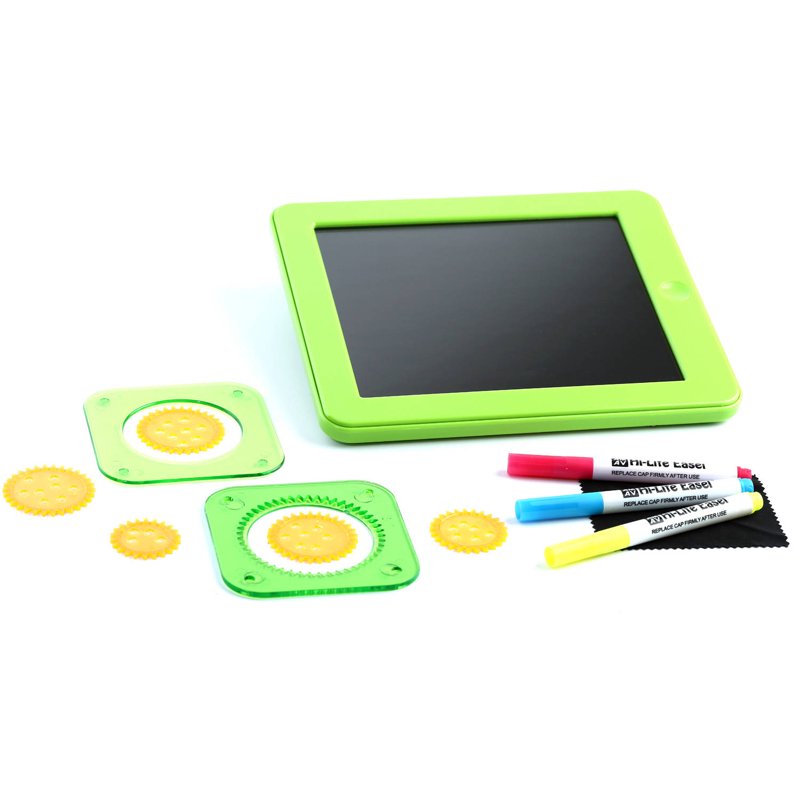 Kids Glow Drawing Pad with Colorful Lights and Markers - Portable Art Toy