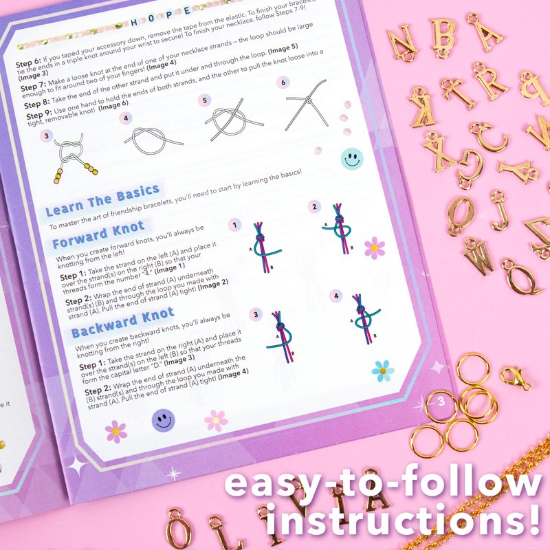 DIY Jewelry and Hair Accessories Kit for Kids Ages 8+ - Create 15 Custom Pieces