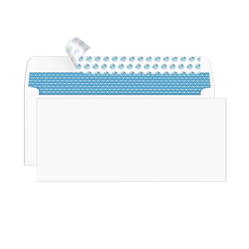 Self-Seal Closure Business Envelopes White Security #9 3-7/8" x 8-7/8" 500+ Count