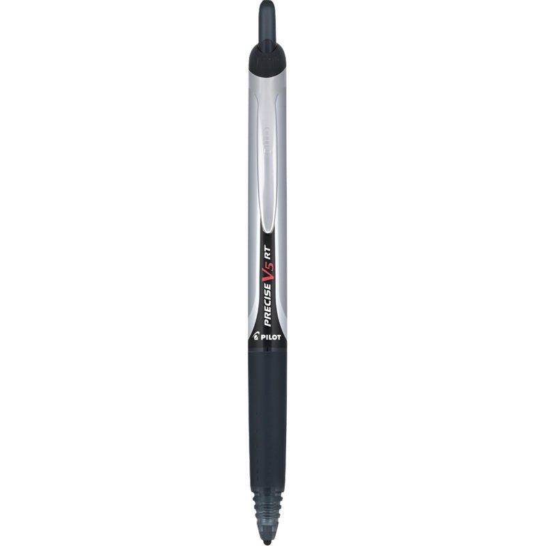 Refillable Extra-Fine 0.5mm Roller Ball Pen Black Ink - Pack of 30