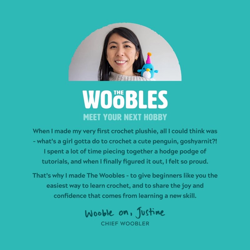 The Woobles Bingo Crochet Amigurumi Kit – Beginner Learn to Crochet Toy Craft Kit