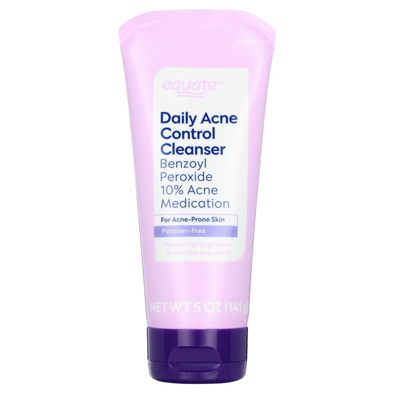 Acne Face Cleanser with Benzoyl Peroxide 10% - 3 Pack, 5 oz Each