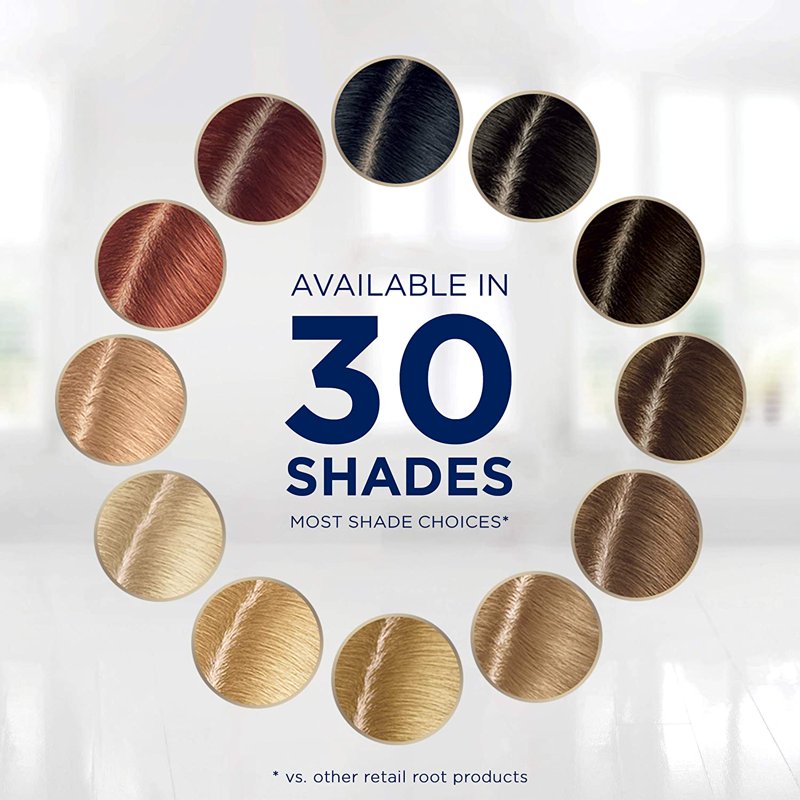 Hair Color Dye Kit - Permanent Root Touch-Up & Multiple Shades Options