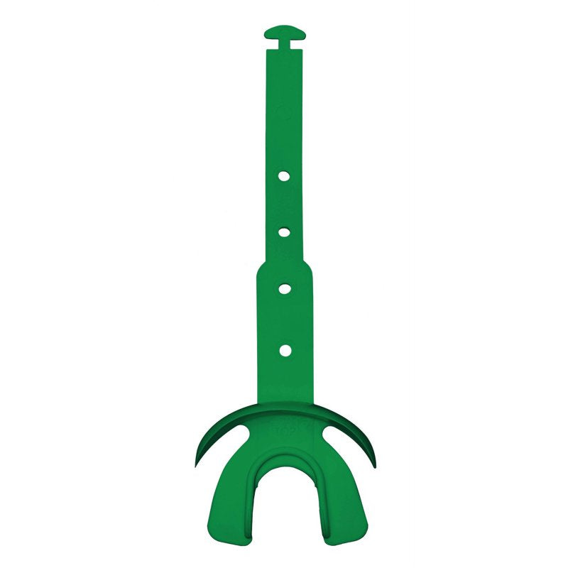 Youth Doubleguard Mouthguard for Football - Breathable & Safe, Kelly Green