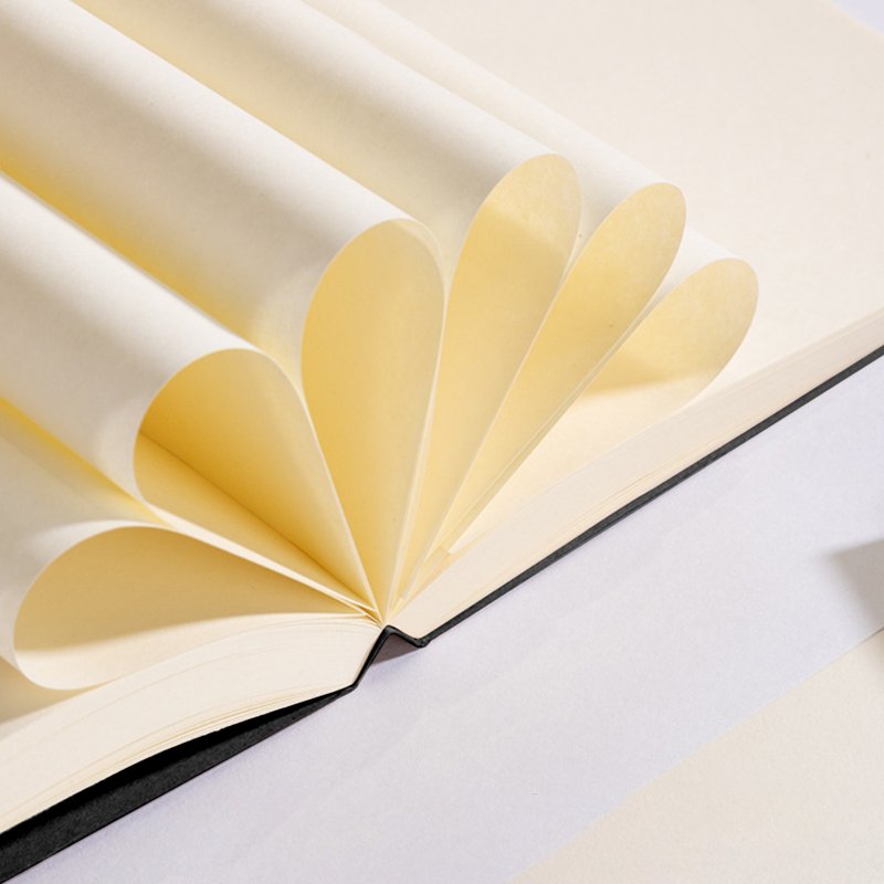 Heavyweight Sketchbook with 500 Pages - 180gsm Thick Paper Portable Art & Drawing Pad