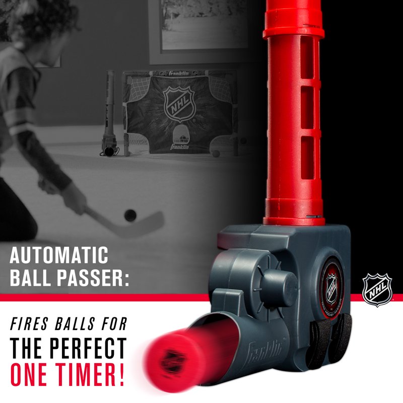 Mini Hockey Goal Set with Automatic Passer & Target - Kids Sports Toy