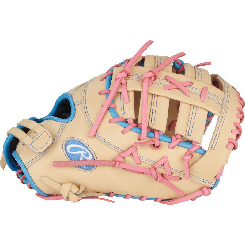 Rawlings Heart of the Hide 13-Inch First Base Softball Glove - Split Post Double Bar Web