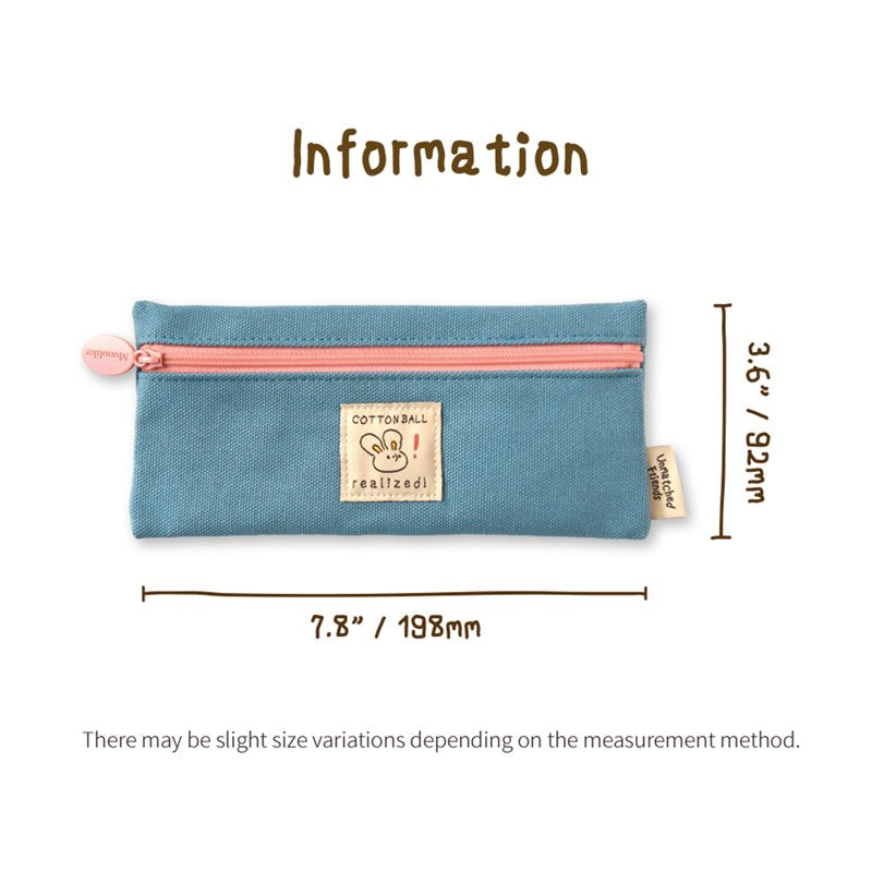 Vintage Pencil Case with Unmatched Friends Design, Portable & Stylish