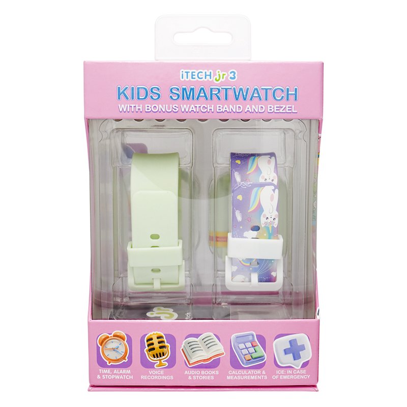 Kids Girls Bluetooth Smartwatch with Interchangeable Straps and Camera