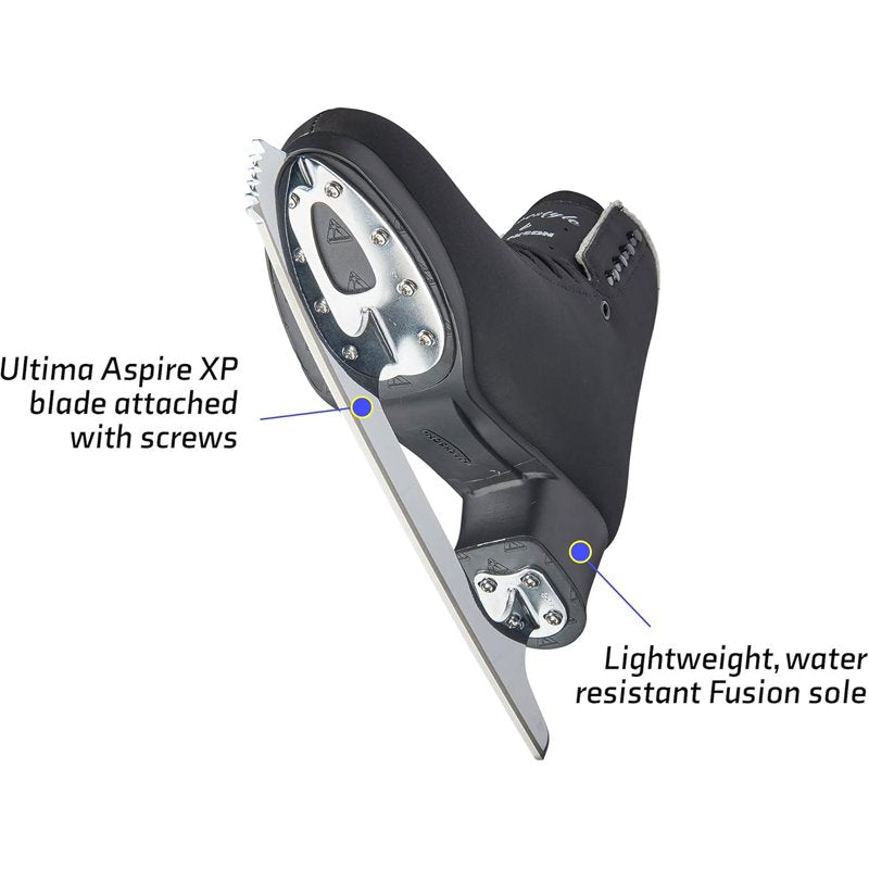 Recreational Ice Skates for Men - Fusion Style, Adjustable Sizes