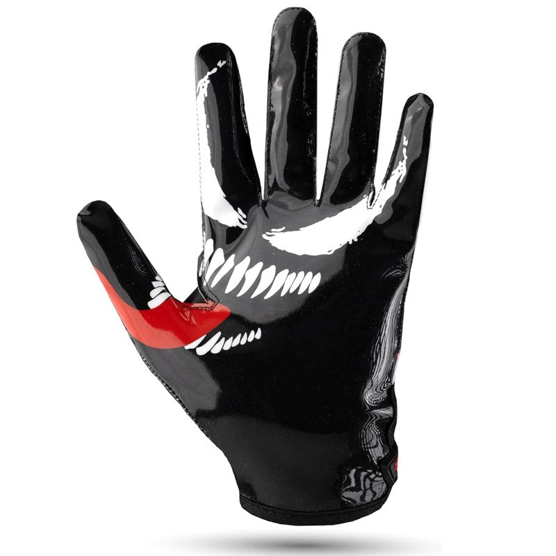 Youth Football Receiver Gloves Tacky Grip for Youth XS-S & M-L