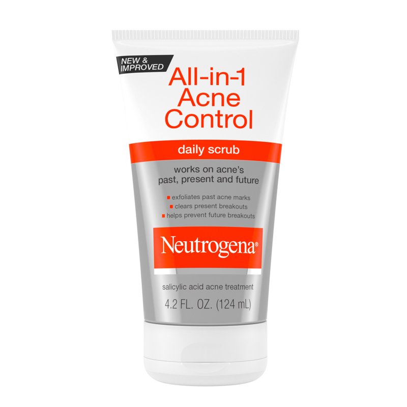 Neutrogena Acne Face Wash & Exfoliating Scrub Set - Salicylic Acid, 4.2 fl oz, 3 Pack