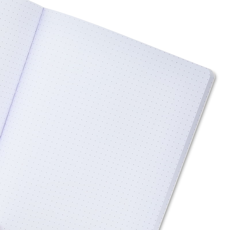 Poly Cover Dot Ruled Composition Notebook 7.5 x 9.75 Inches - 80 Pages - 4 Pack
