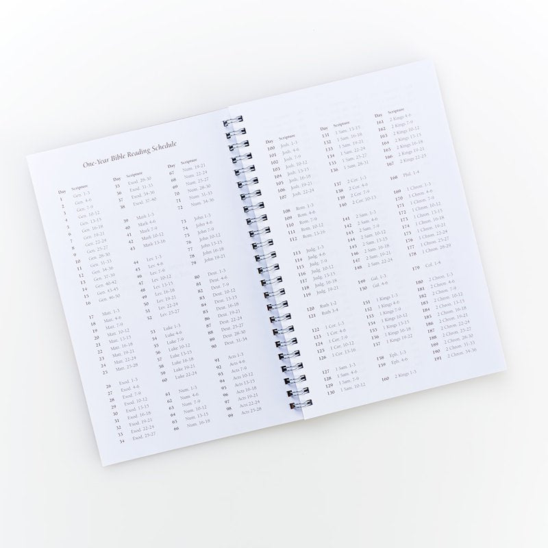 Sermon Notes Wirebound Notebook with Tree Design - Christian Reflection Journal