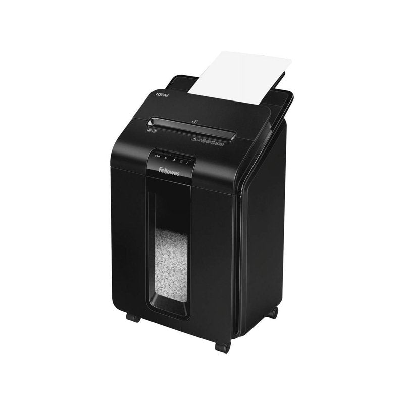 Office Paper Shredder with Auto Feed and Micro-Cut Security - 100 Sheets Capacity